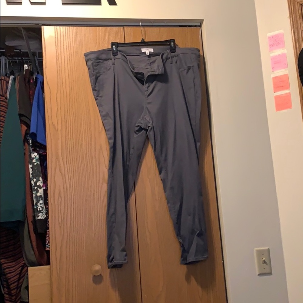 LOFT Plus 5 Pocket Sateen Leggings